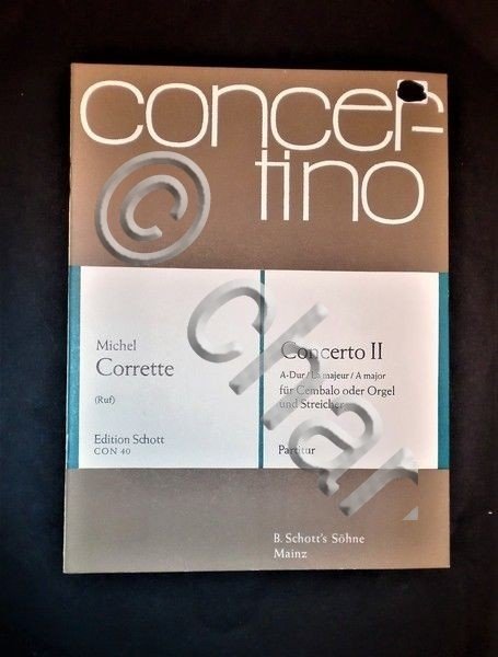 Musica Spartiti - Concertino - Michel Corrette - Concerto II …