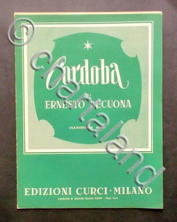 Musica Spartiti - Cordoba - Ernesto Lecuona - Pianoforte solo … | Immagine Gallery 2