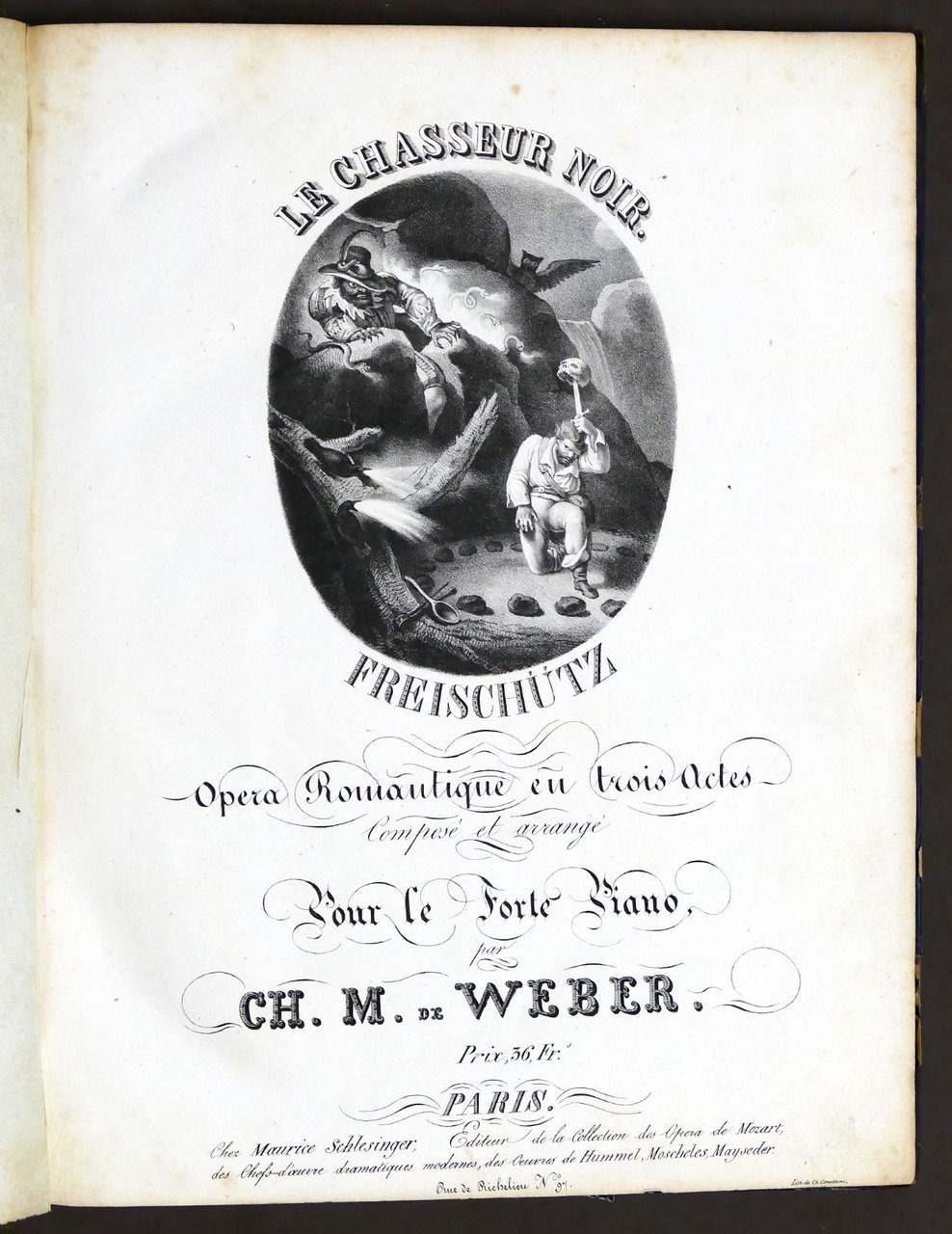 Musica Spartiti - De Weber - Le Chasseur Noir - …