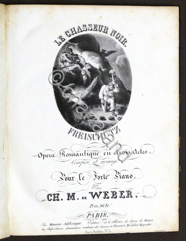 Musica Spartiti - De Weber - Le Chasseur Noir - …