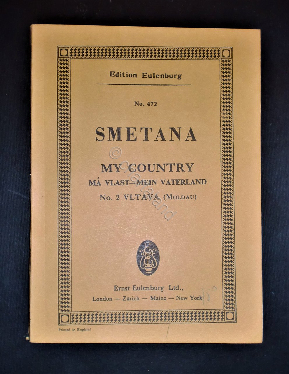 Musica spartiti - Edition Eulenburg No. 472 - Smetana - … | Immagine principale