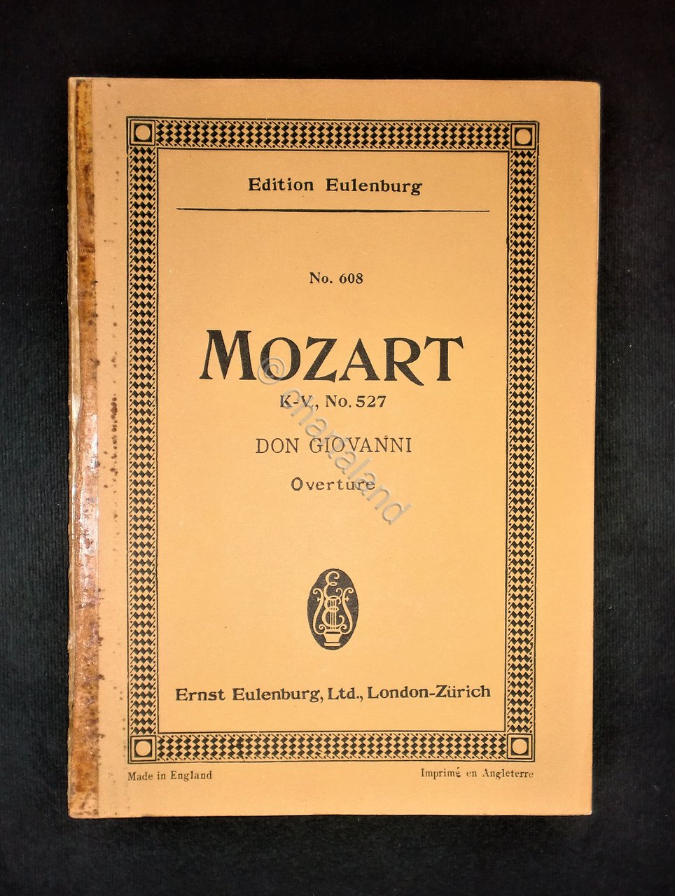 Musica spartiti - Edition Eulenburg No. 608 - Mozart - …