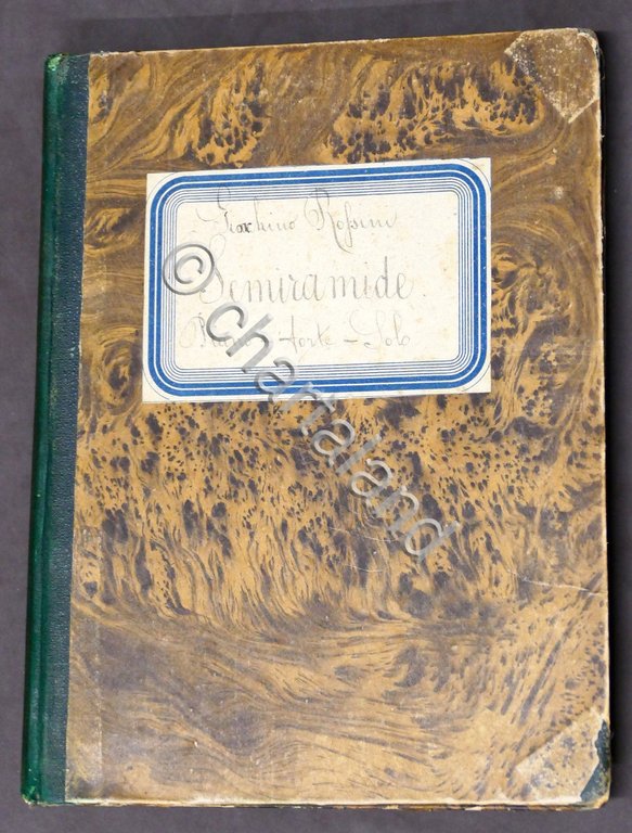 Musica Spartiti - G. Rossini - Semiramide - Opera in … | Immagine Gallery 4
