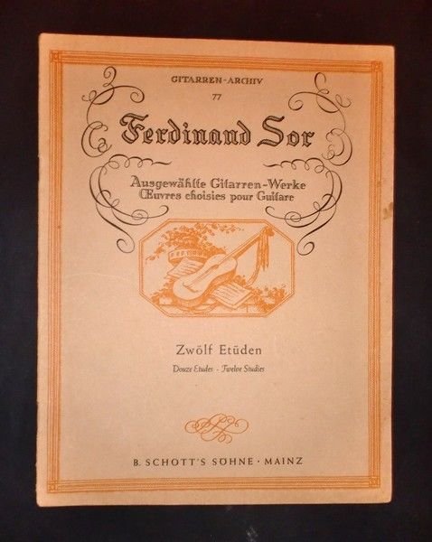Musica Spartiti - Gitarren-Archiv 77 - F. Sor - Zwolf …