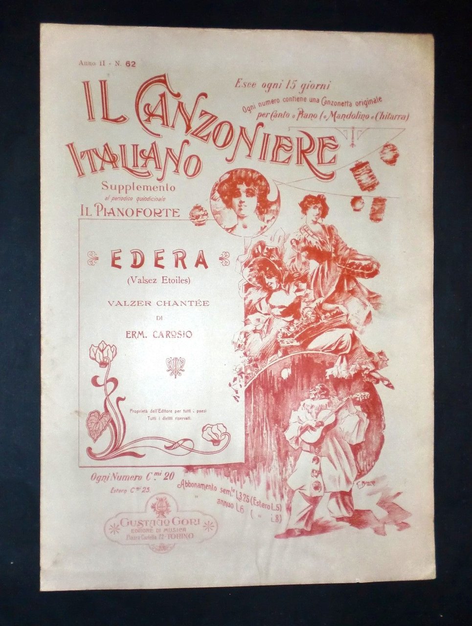 Musica Spartiti - Il canzoniere italiano - Edera - Valzer …