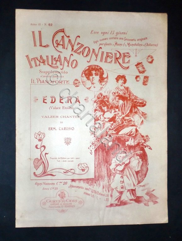Musica Spartiti - Il canzoniere italiano - Edera - Valzer …