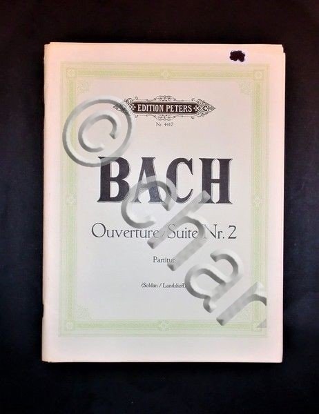 Musica Spartiti - J. S. Bach - Suite Nr.2 - … | Immagine Gallery 2