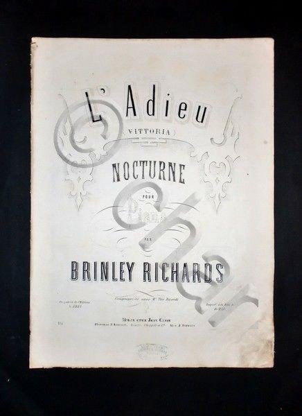 Musica Spartiti - L'Adieu (vittoria) - Nocturne pour piano - … | Immagine principale