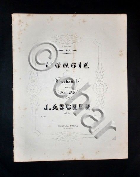 Musica spartiti - L'Orgie - Bacchanale pour piano - J. … | Immagine Gallery 2