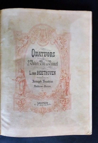 Musica Spartiti - L. Van Beethoven - Quatuor - Spartito … | Immagine principale