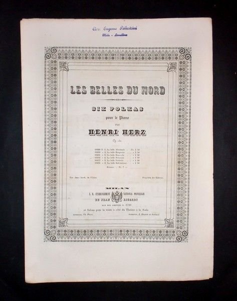 Musica Spartiti - Les belles du Nord - Six polkas …