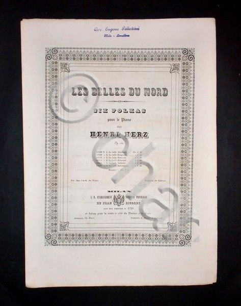 Musica Spartiti - Les belles du Nord - Six polkas …