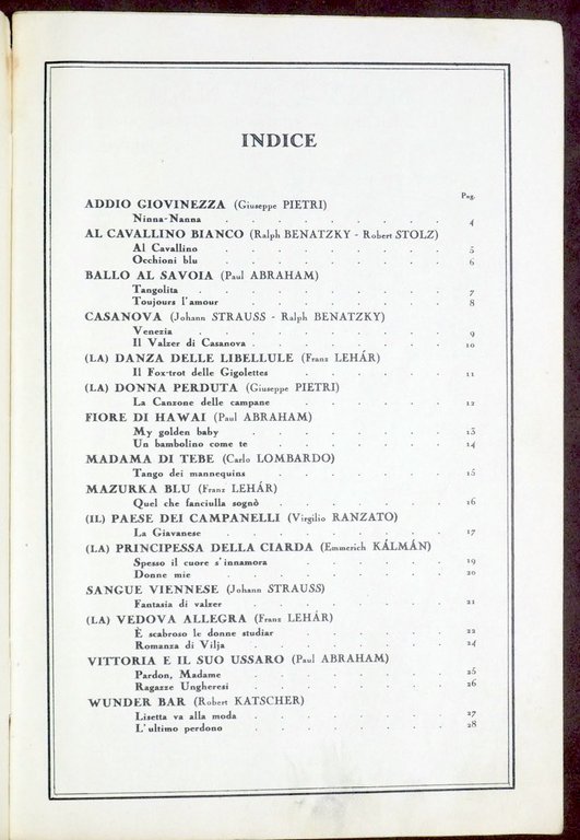 Musica Spartiti - Melodie d'Operette - Edizioni Suvini Zerboni - … | Immagine Gallery 2