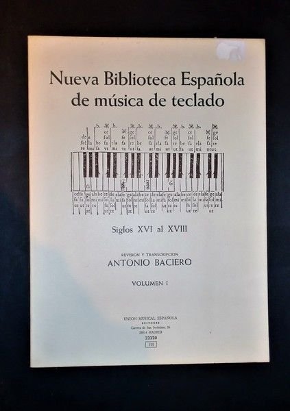 Musica Spartiti - Nueva Biblioteca Espanola de mùsica - Vol. … | Immagine principale