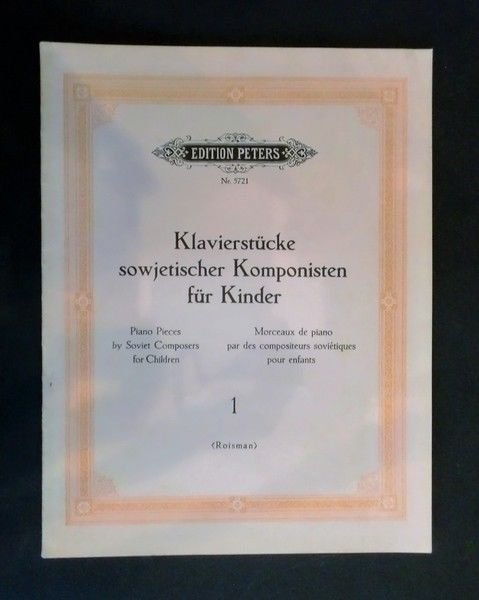 Musica Spartiti - Piano Pieces by Soviet Composers for Children … | Immagine principale