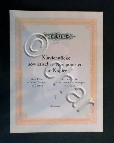 Musica Spartiti - Piano Pieces by Soviet Composers for Children … | Immagine Gallery 2