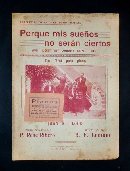 Musica spartiti - Porque mis suenos no seràn ciertos - … | Immagine principale