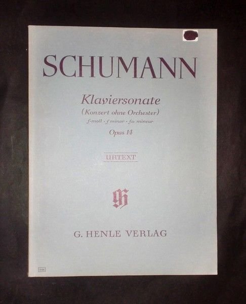 Musica Spartiti - Robert Schumann - Klaviersonate f minor - …