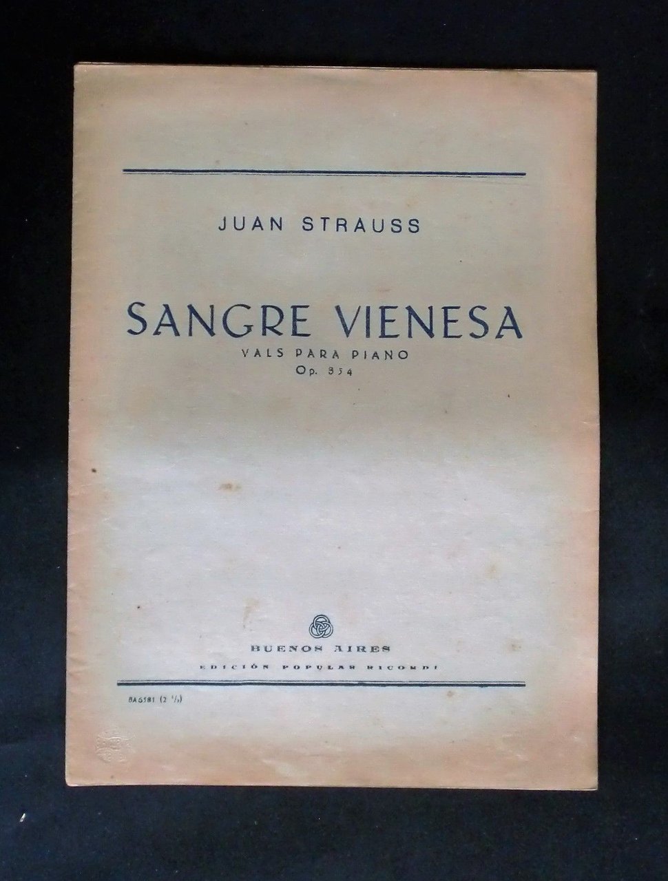 Musica Spartiti - Sangre Vienesa - Vals para piano Op. …