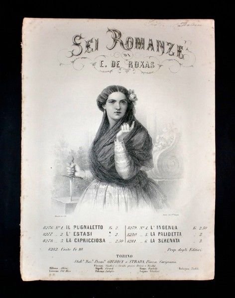 Musica Spartiti - Sei romanze - E.De Roxas - N°5 … | Immagine principale