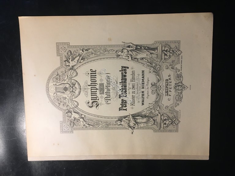 Musica spartiti - Symphonie n°6 Patehetique - Peter Tschaikowsky - … | Immagine Gallery 2