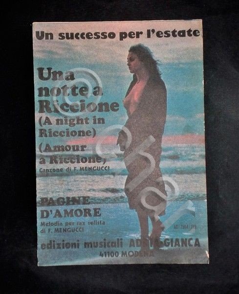 Musica Spartiti - "Una notte a Riccione" e "Pagine d'amore" … | Immagine principale