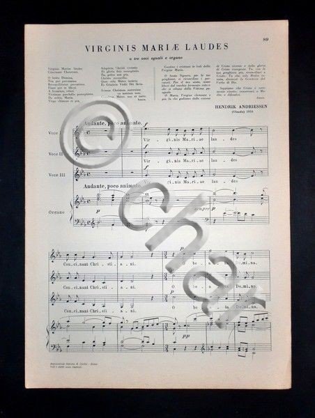 Musica spartiti - Virginis Mariae Laudes - Coro a 3 … | Immagine Gallery 2