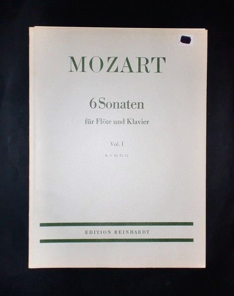 Musica Spartiti - W. A. Mozart - 6 sonaten - …