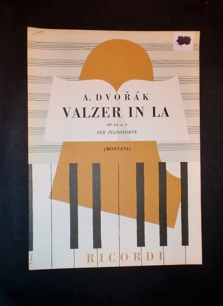 Musica Spartito - A. Dvoràk - Valzer in La per … | Immagine principale