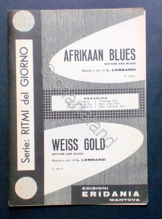 Musica Spartito - Afrikaan Blues - Weiss Gold - Tromba …