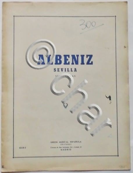 Musica Spartito - Albeniz - Sevilla - Suite Espagnole - …