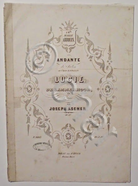 Musica Spartito - Andante de Salon sur le final de …