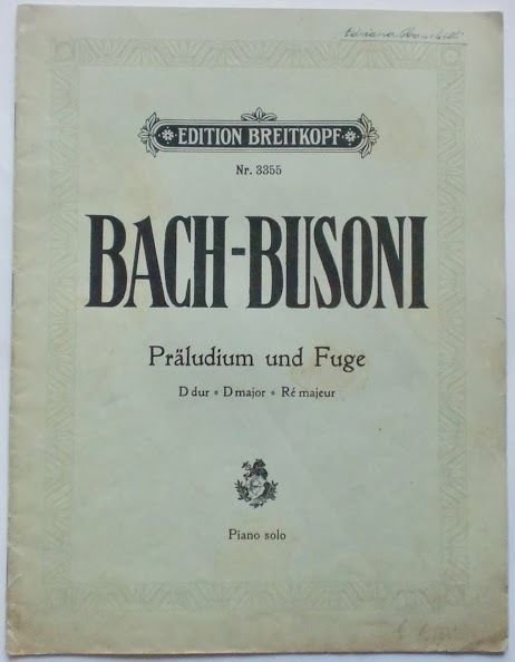 Musica Spartito - Bach-Busoni - Praludium und Fuge - Piano …