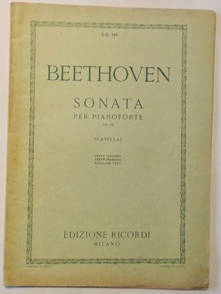 Musica Spartito - Beethoven - Sonata per Pianoforte - 1933 | Immagine principale