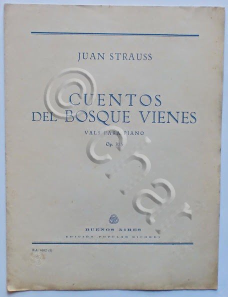 Musica Spartito - Cuentos del Bosque Vienes - Op. 325 …