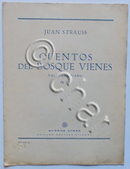 Musica Spartito - Cuentos del Bosque Vienes - Op. 325 …