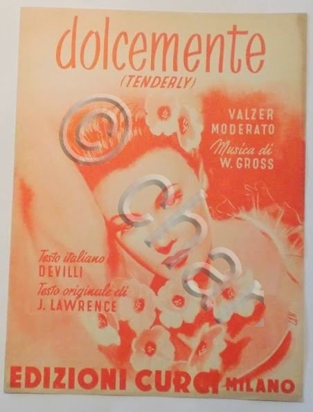 Musica Spartito - Dolcemente (Tenderly) - Pianoforte e Canto - …