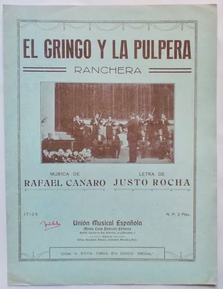 Musica Spartito - El Gringo Y La Pulpera - Pianoforte …