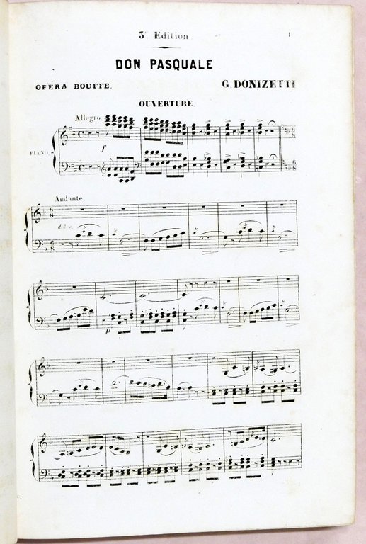 Musica Spartito - G. Donizetti - Don Pasquale - Leon … | Immagine Gallery 7