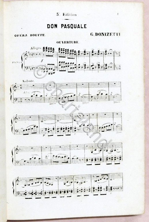 Musica Spartito - G. Donizetti - Don Pasquale - Leon … | Immagine Gallery 9