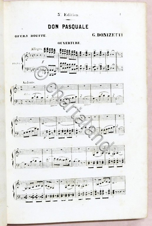 Musica Spartito - G. Donizetti - Don Pasquale - Leon … | Immagine Gallery 8