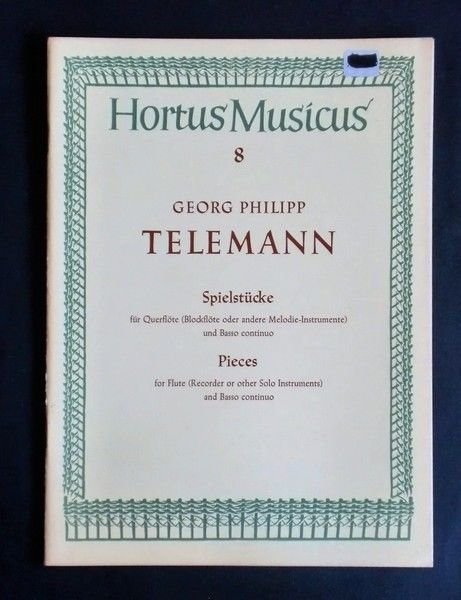 Musica Spartito - G. P. Telemann - Pieces for Flute …