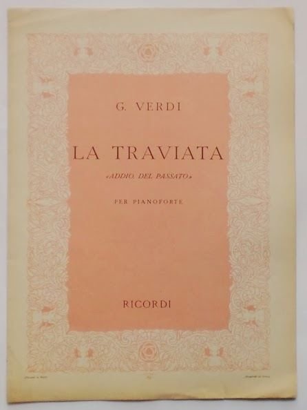 Musica Spartito - G. Verdi - La Traviata - Pianoforte …
