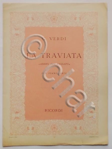 Musica Spartito - G. Verdi - La Traviata - Pianoforte …