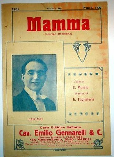 Musica Spartito - Gaboardi - Mamma - E. Murolo - … | Immagine Gallery 1