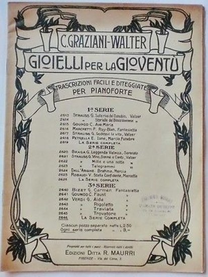 Musica Spartito - Gioielli per la Gioventù - Trascrizioni per … | Immagine principale