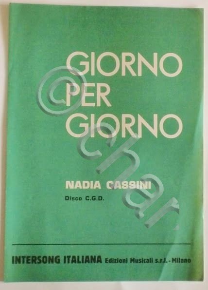 Musica Spartito - Giorno per giorno - Canto Mandolino Fisarmonica …