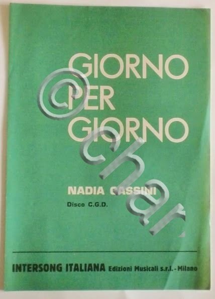Musica Spartito - Giorno per giorno - Canto Mandolino Fisarmonica …