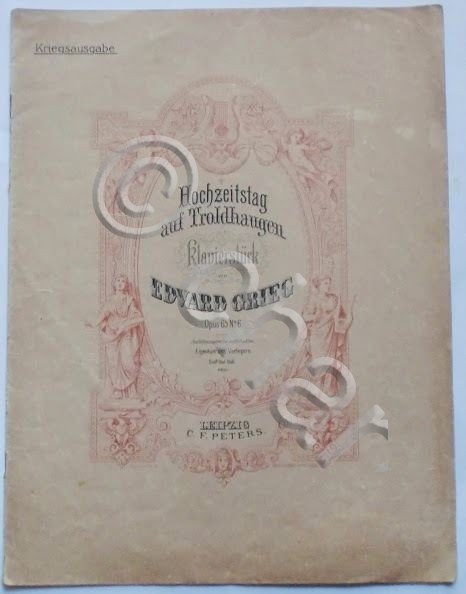 Musica Spartito - Grieg - Opus 65. No. 6 - …