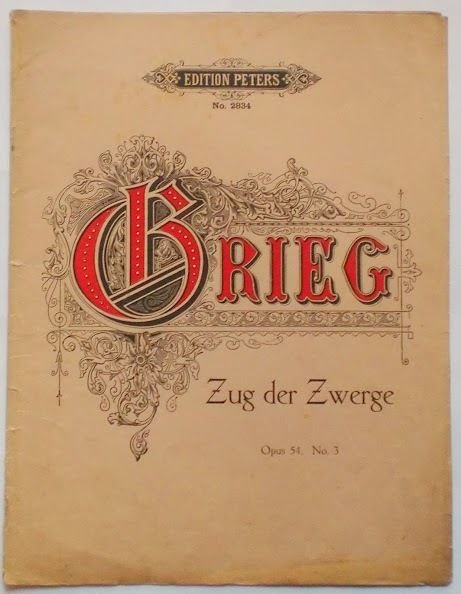 Musica Spartito - Grieg - Zug der Zwerge - Opus …